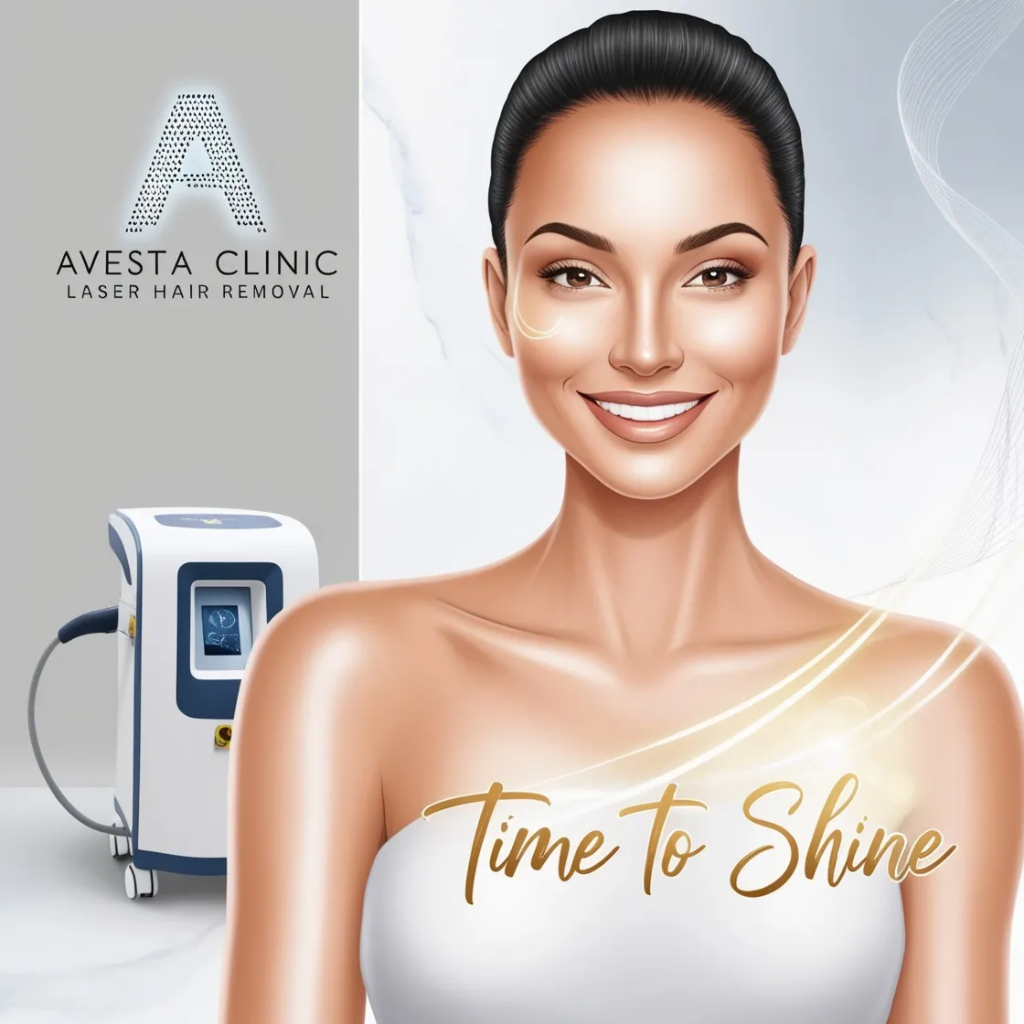 Avesta clinic laser hair removal time