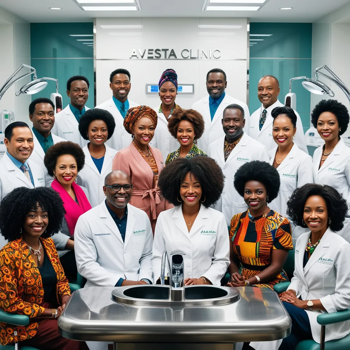 People with dark skin at Avesta Clinic
