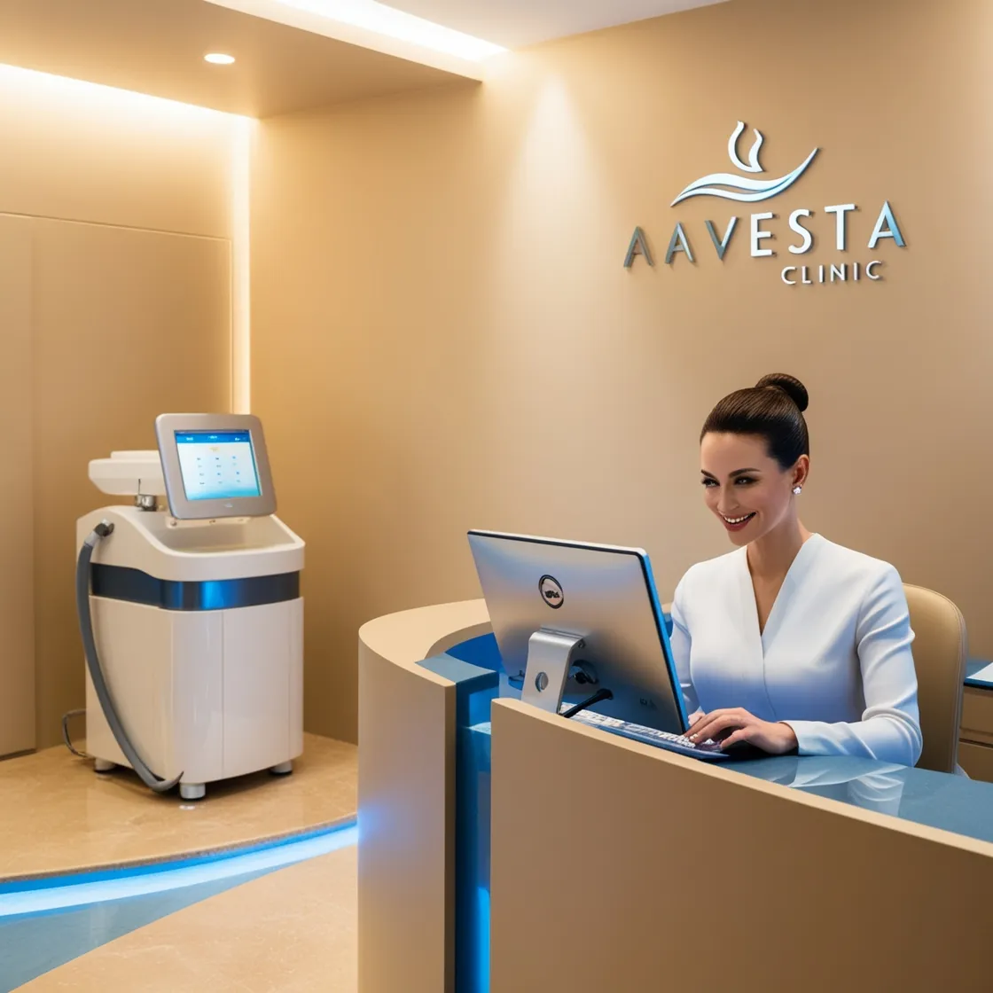 How long does laser body treatment take at Avesta Clinic?